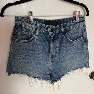 Alexander Wang Denim Bite Shorts 26